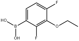 3-Ethoxy-2,4-difluorophenylboronic acid Struktur