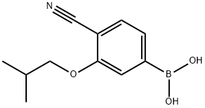 4-Cyano-3-(2-methylpropoxy)phenylboronic acid Struktur