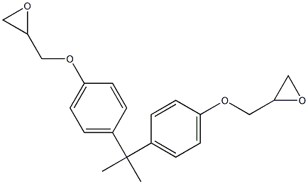 BISPHENOL A DIGLYCIDYL ETHER - 1000 PPM Struktur