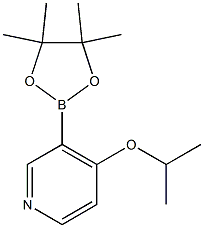 4-isopropoxy-3-(4,4,5,5-tetraMethyl-1,3,2-dioxaborolan-2-yl)pyridine Struktur