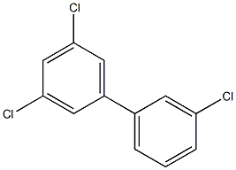 3,3',5-Trichlorobiphenyl Solution Struktur