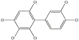 2,3,3',4,4',6-Hexachlorobiphenyl Solution Struktur