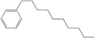 n-Decylbenzene Solution Struktur