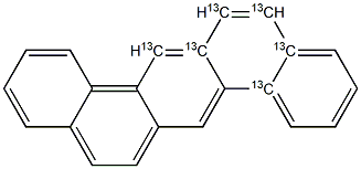 Dibenz[a,h]anthracene  (13C6) Solution Struktur