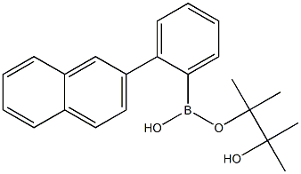 2-(naphthalene-2-yl)-Phenyl-boronic acid pinacol ester Struktur