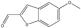 5-Methoxybenzo[b]thiophene-2-carbaldehyde Struktur