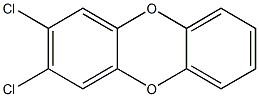 2,3-Dichlorodibenzo-p-dioxin 50 μg/mL in Toluene Struktur