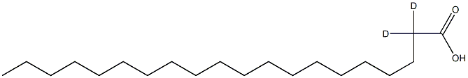 Eicosanoic acid-2,2-D2 Struktur