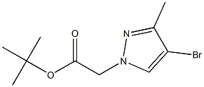 (4-BroMo-3-Methyl-pyrazol-1-yl)-acetic acid tert-butyl ester Struktur