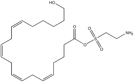 20-hydroxy N-Arachidonoyl Taurine Struktur