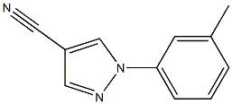 1-M-tolyl-1H-pyrazole-4-carbonitrile Struktur