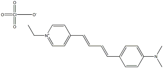 1-Ethyl-4-[-4-(4-Dimethylaminophenyl)-1,3-butadien-1-yl]-pyridinium perchlorate Struktur