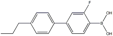 4'-Propyl-3-fluoro-4-biphenylboronic acid Struktur