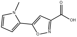 5-(1-Methyl-2-pyrrolyl)isoxazole-3-carboxylic Acid Struktur