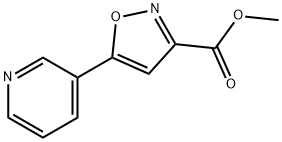 Methyl 5-(3-Pyridyl)isoxazole-3-carboxylate Struktur