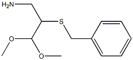 2-(benzylthio)-3,3-diMethoxypropan-1-aMine Struktur