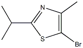 5-broMo-2-isopropyl-4-Methylthiazole Struktur