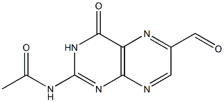 Acetyl-6-forMylpterin Struktur