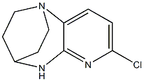 5-Chloro-1,6,8-triaza-tricyclo[7.2.2.02,7]trideca-2,4,6-triene Struktur