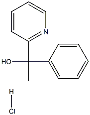 (1RS)-1-Phenyl-1-(pyridin-2-yl)ethanolHydrochloride Struktur