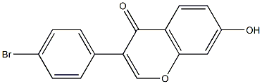 3-(4-BroMo-phenyl)-7-hydroxy-chroMen-4-one Struktur