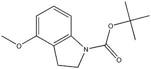 tert-butyl 4-Methoxyindoline-1-carboxylate Struktur