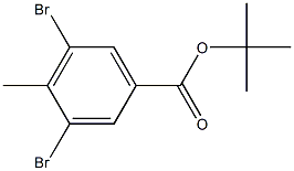 tert-butyl 3,5-dibroMo-4-Methylbenzoate Struktur