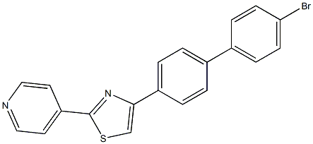 4-(4'-BroMo-4-biphenylyl)-2-(4-pyridyl)thiazole, 97% Struktur