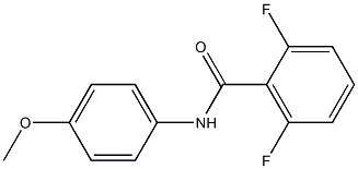 2,6-二氟-N-(4-甲氧基苯)苯甲酰胺 結構式