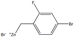 4-BroMo-2-fluorobenzylzinc broMide, 0.5M in THF, packaged under Argon in resealable CheMSeal^t bottles Struktur