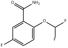 2-(DifluoroMethoxy)-5-fluorobenzaMide, 97% Struktur