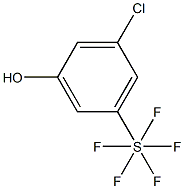 3-Chloro-5-(pentafluorothio)phenol, 97% Struktur