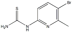 N-(5-BroMo-6-Methyl-2-pyridyl)thiourea, 97% Struktur