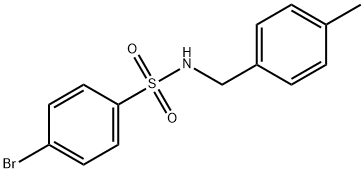 4-BroMo-N-(4-Methylbenzyl)benzenesulfonaMide, 97% Struktur