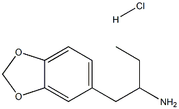 1-(benzo[d][1,3]dioxol-5-yl)butan-2-aMine hydrochloride Struktur