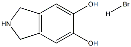 2,3-Dihydro-1H-isoindole-5,6-diol hydrobroMide Struktur