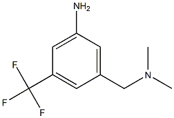 3-((diMethylaMino)Methyl)-5-(trifluoroMethyl)benzenaMine Struktur