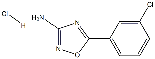 5-(3-Chloro-phenyl)-[1,2,4]oxadiazol-3-ylaMine hydrochloride Struktur