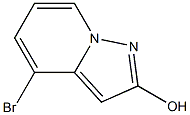 4-BroMo-pyrazolo[1,5-a]pyridin-2-ol Struktur