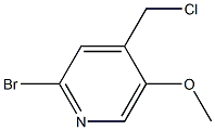 2-BroMo-4-chloroMethyl-5-Methoxy-pyridine Struktur