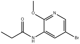 N-(5-broMo-2-Methoxypyridin-3-yl)propionaMide Struktur