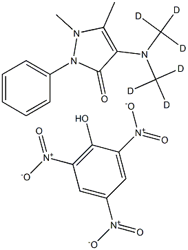 4-DiMethyl-D6-aMinoantipyrine picrate Struktur