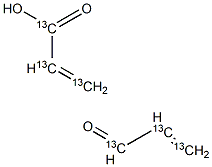 Acrolein-13C3/ ACRYLIC ACID (13C3) Struktur