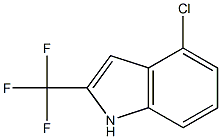 4-chloro-2-(trifluoroMethyl)-1H-indole Struktur