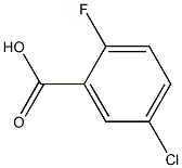 5-Chloro-2-fluorobenzoic acid Struktur