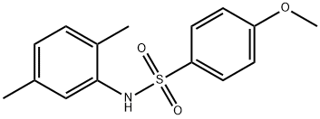 N-(2,5-dimethylphenyl)-4-methoxybenzenesulfonamide Struktur