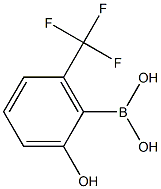 2-Hydroxy-6-(trifluoromethyl)phenylboronic acid Struktur