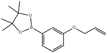 4,4,5,5-tetramethyl-2-[3-(prop-2-en-1-yloxy)phenyl]-1,3,2-dioxaborolane Struktur