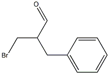 2-benzyl-3-broMopropanal Struktur