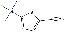 5-Trimethylsilyl-2-cyano-thiophene Struktur